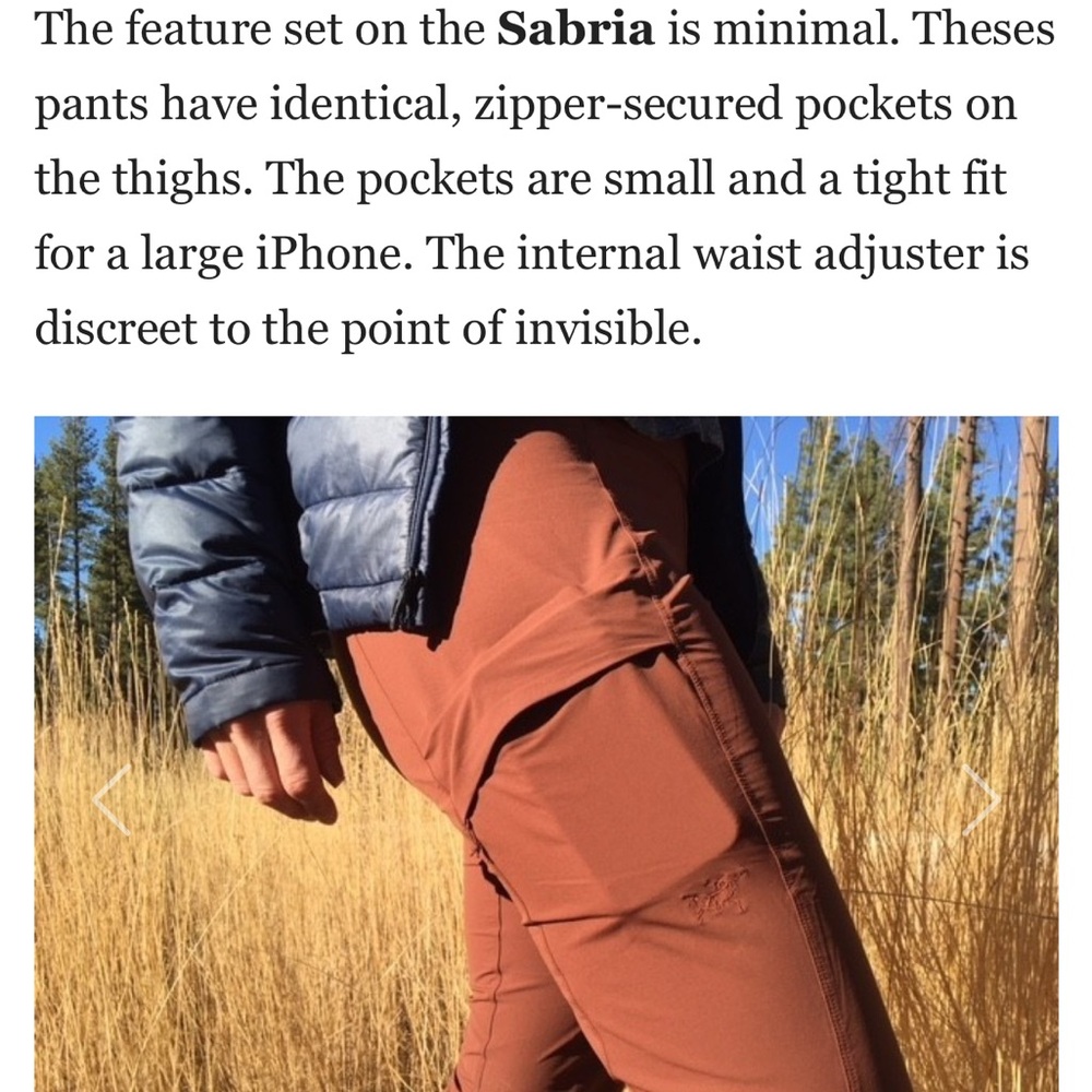 Arc'teryx Women's Navy/Gray Cargo Pants - Picture 11 of 11
